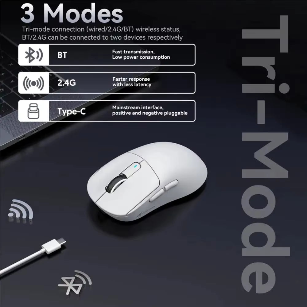 X3 Wireless Gaming Mouse Ultra-Lightweight 26K DPI PAW3395 Sensor